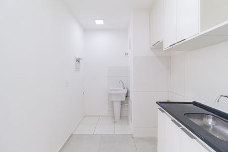 Apartamento para alugar com 39m², 2 quartos e 1 vaga Apartamento para alugar com 39m², 2 quartos e 1 vagaCozinha e área de serviço
