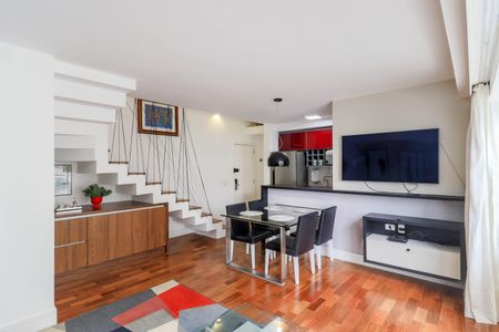 Apartamento para alugar com 83m², 1 quarto e 1 vagaSala
