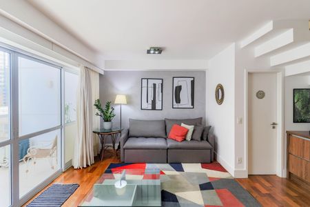 Sala de apartamento para alugar com 1 quarto, 83m² em Vila Gertrudes, São Paulo