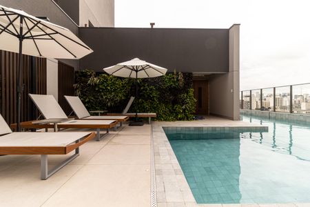 Studio para alugar com 21m², 1 quarto e sem vagaPiscina