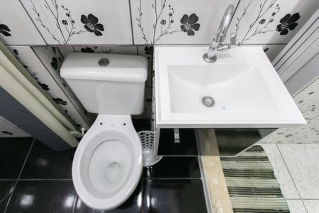 Banheiro - Detalhe  de kitnet/studio para alugar com 1 quarto, 25m² em Vila Siria, São Paulo