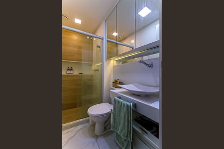 Apartamento para alugar com 56m², 2 quartos e 1 vaga Apartamento para alugar com 56m², 2 quartos e 1 vagaBanheiro da Suíte