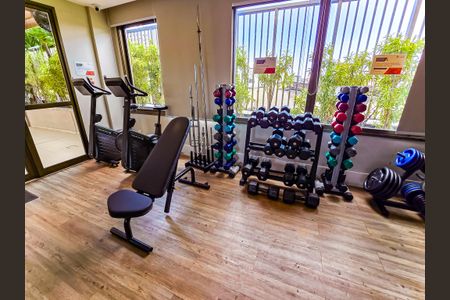 Apartamento para alugar com 56m², 2 quartos e 1 vaga Apartamento para alugar com 56m², 2 quartos e 1 vagaÁrea comum - Academia