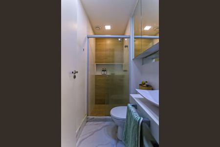 Apartamento para alugar com 56m², 2 quartos e 1 vaga Apartamento para alugar com 56m², 2 quartos e 1 vagaBanheiro da Suíte