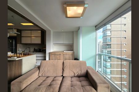 Studio à venda com 37m², 1 quarto e 1 vagaVaranda