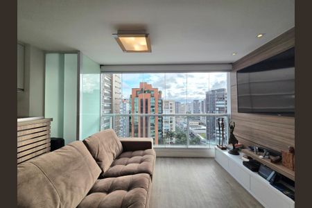 Studio à venda com 37m², 1 quarto e 1 vagaVaranda