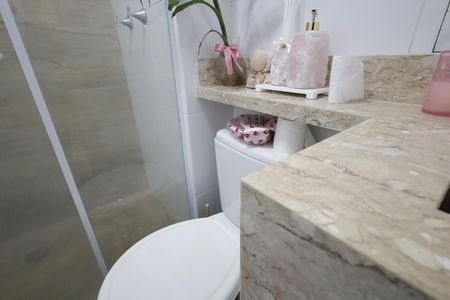 Apartamento à venda com 53m², 2 quartos e 1 vaga Apartamento à venda com 53m², 2 quartos e 1 vagaBanheiro