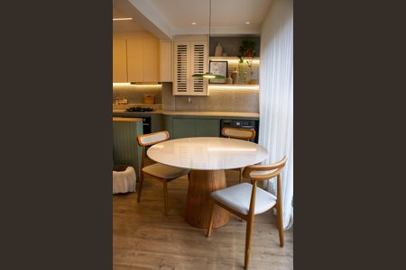 Sala de jantar de apartamento à venda com 1 quarto, 51m² em Vila Anglo Brasileira, São Paulo