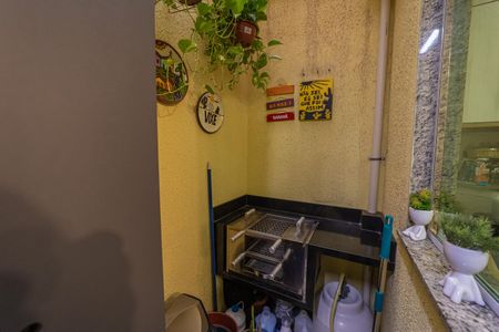 Casa de condomínio à venda com 65m², 2 quartos e 1 vagaÁrea gourmet