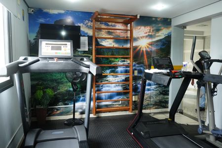 Apartamento para alugar com 60m², 2 quartos e 2 vagasÁrea comum - Academia