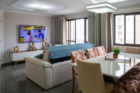 Sala  de apartamento à venda com 3 quartos, 104m² em Vila Gomes Cardim, São Paulo