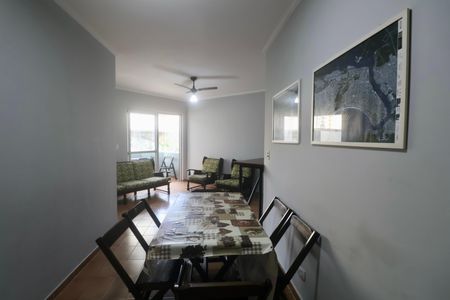 Sala de apartamento para alugar com 1 quarto, 68m² em Balneario Guarujá, Guarujá