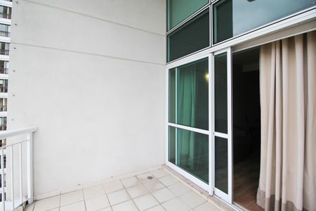 Varanda da Sala de apartamento para alugar com 1 quarto, 53m² em Moema, São Paulo