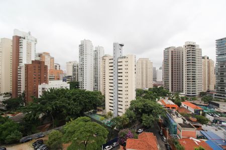 Vista de apartamento para alugar com 1 quarto, 53m² em Moema, São Paulo