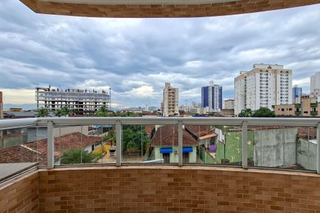 Sacada  de apartamento para alugar com 1 quarto, 39m² em Aviação, Praia Grande