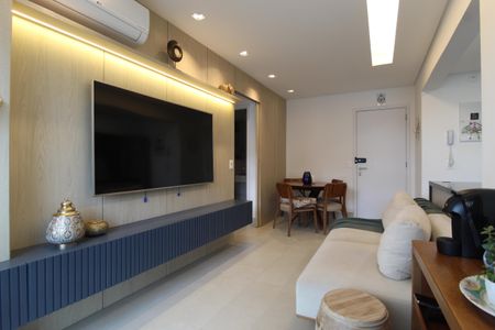 Sala de apartamento à venda com 2 quartos, 56m² em Indianópolis, São Paulo