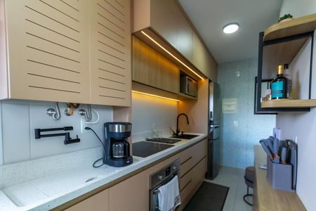 Apartamento à venda com 57m², 2 quartos e 2 vagas Apartamento à venda com 57m², 2 quartos e 2 vagasCozinha e Área de Serviço