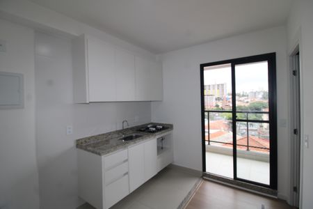 Sala / Cozinha de apartamento para alugar com 1 quarto, 29m² em Jardim São Paulo, São Paulo