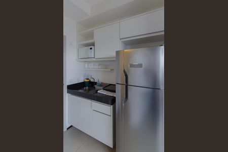 Cozinha de kitnet/studio para alugar com 1 quarto, 22m² em Vila Mariana, São Paulo