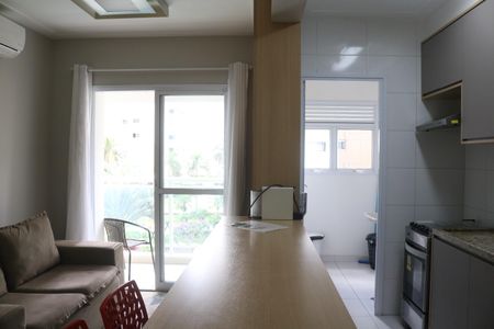 Sala de apartamento para alugar com 1 quarto, 45m² em Várzea da Barra Funda, São Paulo