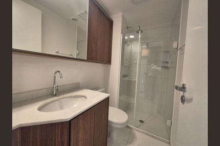 Studio para alugar com 26m², 1 quarto e sem vaga Studio para alugar com 26m², 1 quarto e sem vagaBanheiro