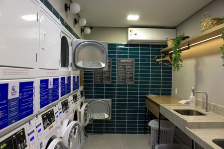 Studio para alugar com 26m², 1 quarto e sem vaga Studio para alugar com 26m², 1 quarto e sem vagaLavanderia