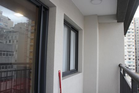 Vista da Varanda de kitnet/studio para alugar com 1 quarto, 26m² em República, São Paulo
