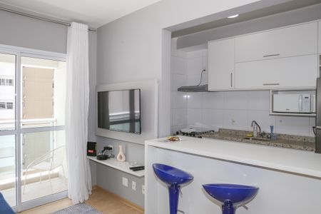 Sala de apartamento para alugar com 1 quarto, 45m² em Várzea da Barra Funda, São Paulo