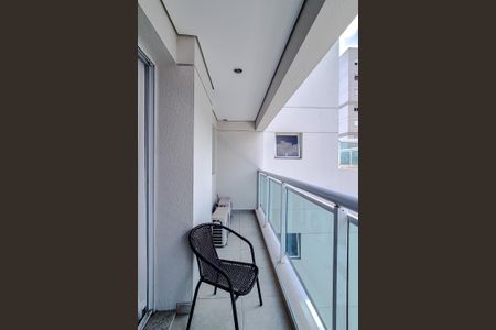 Varanda da Sala de apartamento para alugar com 1 quarto, 45m² em Várzea da Barra Funda, São Paulo