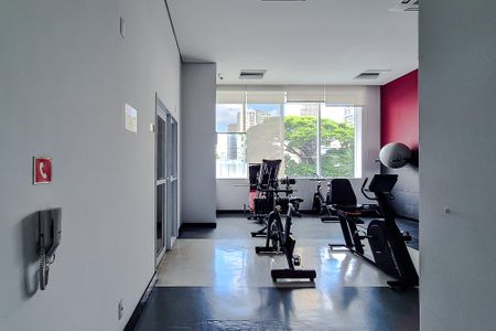 Apartamento para alugar com 45m², 1 quarto e 1 vaga Apartamento para alugar com 45m², 1 quarto e 1 vagaÁrea comum - Academia