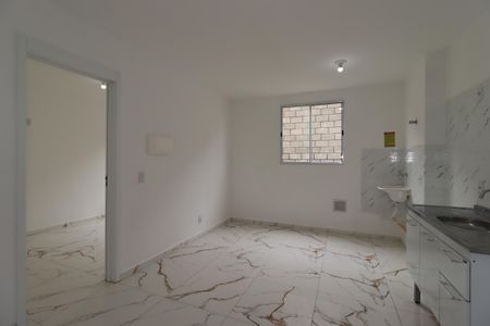 Sala / Cozinha de apartamento para alugar com 1 quarto, 33m² em Parque das Nações, Santo André