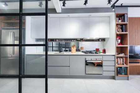 Studio à venda com 53m², 1 quarto e sem vagaCozinha 