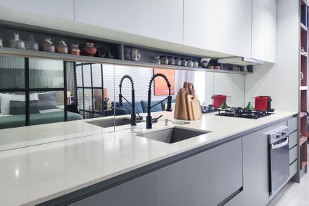 Studio à venda com 53m², 1 quarto e sem vagaCozinha 