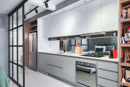 Studio à venda com 53m², 1 quarto e sem vagaCozinha 