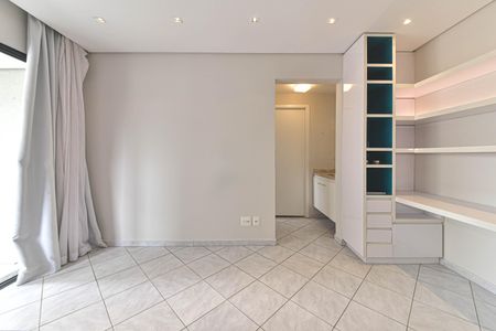 Sala de apartamento à venda com 1 quarto, 37m² em Cidade Monções, São Paulo