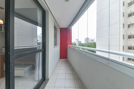 Varanda de apartamento à venda com 1 quarto, 37m² em Cidade Monções, São Paulo