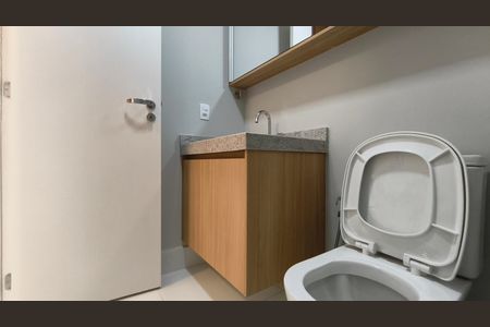 Banheiro de kitnet/studio para alugar com 1 quarto, 25m² em Vila Mariana, São Paulo