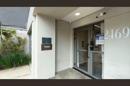 Studio para alugar com 25m², 1 quarto e sem vagaFachada + Plaquinha