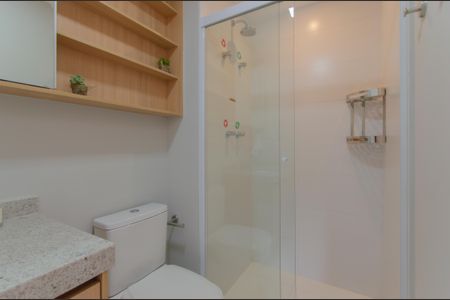 Banheiro Social de kitnet/studio para alugar com 1 quarto, 25m² em Vila Mariana, São Paulo