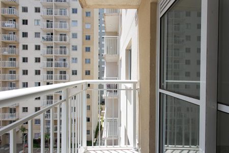 Varanda da Sala de apartamento para alugar com 1 quarto, 27m² em Guaiauna, São Paulo