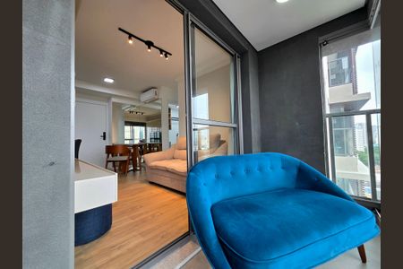 Apartamento para alugar com 42m², 1 quarto e 1 vagaVaranda