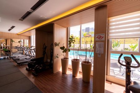 Apartamento à venda com 45m², 1 quarto e 1 vaga Apartamento à venda com 45m², 1 quarto e 1 vagaÁrea comum - Academia