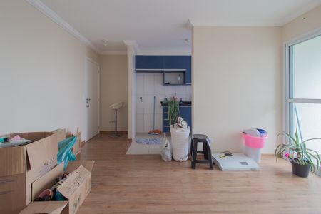 Sala/Sala de jantar/Cozinha de apartamento para alugar com 2 quartos, 55m² em Jardim Itapark, Mauá