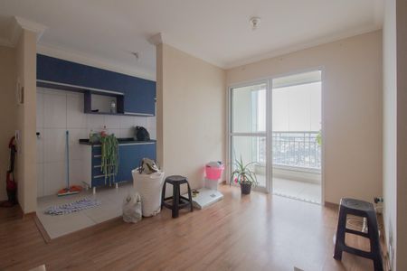 Sala/Sala de jantar/Cozinha de apartamento para alugar com 2 quartos, 55m² em Jardim Itapark, Mauá