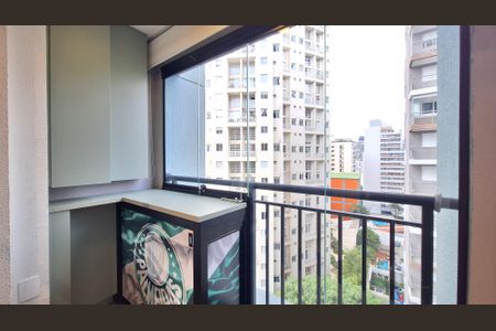 Varanda de kitnet/studio para alugar com 1 quarto, 25m² em Perdizes, São Paulo