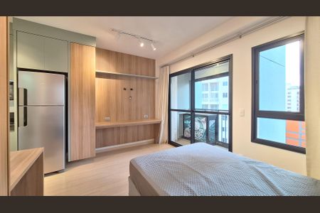 Studio para alugar com 25m², 1 quarto e sem vaga Studio para alugar com 25m², 1 quarto e sem vagaSala/Quarto