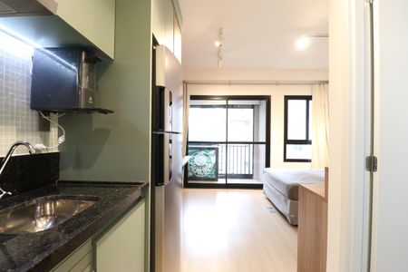 Studio para alugar com 25m², 1 quarto e sem vagaCozinha