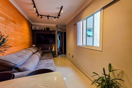 Sala de apartamento para alugar com 2 quartos, 90m² em Campestre, Santo André