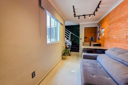 Sala de apartamento para alugar com 2 quartos, 90m² em Campestre, Santo André