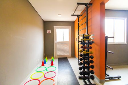 Apartamento para alugar com 34m², 2 quartos e sem vagaEspaço de ginastica